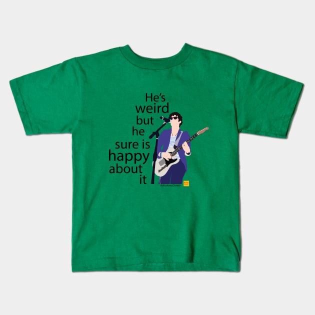 He's Weird Kids T-Shirt by ElsieCast